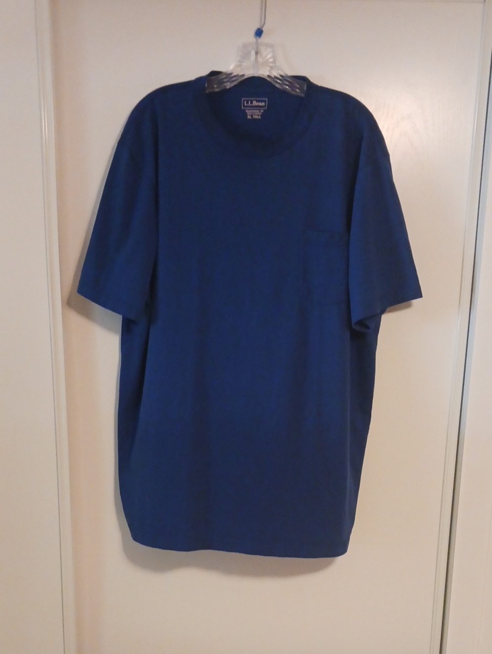 L.L. Bean Men’s Short-Sleeve Pocket T-Shirt — Navy